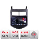Navigație Android Chevrolet Aveo 2010-2013 QLED 2K 16GB+512GB 360