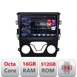 Navigație Android Ford Mondeo 2013-2020 QLED 2K 16GB RAM 512GB