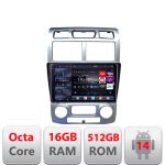 Navigatie Kia Sportage 2005-2007 Edotec Kit-0023 8 core QLED 2K 16+512GB 360 Android Waze USB Navigatie Internet Youtube Radio