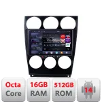 Navigație Mazda 6 2004-2008 Edotec QLED 2K, 16GB RAM, 512GB, Android