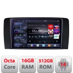 Navigatie Android Mercedes Clasa R W251 2005-2012 QLED 2K 16+512GB