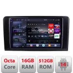 Navigație Android Mercedes ML GL 2005-2012 QLED 2K 16GB RAM 512GB