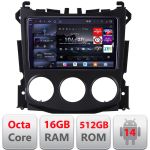 Navigatie Nissan 370Z 2008-2012 Android radio gps internet 8 core QLED 2K 16+512GB 360 Edotec