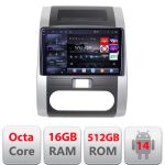 Navigație Android Nissan X-Trail 2007-2013 QLED 2K, 16GB RAM, 512GB