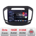 Navigatie Opel Insignia 2014-2017 Edotec Kit-338 8 core QLED 2K 16+512GB 360 Android Waze USB Navigatie Internet Youtube Radio