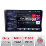 Navigatie Peugeot 307 2001-2008 Edotec Kit-307 8 core QLED 2K 16+512GB 360 Android Waze USB Navigatie Internet Youtube Radio