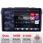 Navigație Android Suzuki Alto 2009-2016, QLED 2K, 16GB RAM, 512GB