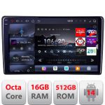 Navigație Toyota Auris 2007-2013 Android QLED 2K, 16GB RAM, 512GB