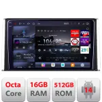 Navigatie Toyota Auris 2017+ Edotec QLED 2K, 16GB RAM, 512GB, Android