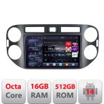 Navigatie Android VW Tiguan si Golf Plus 2007-2011 QLED 2K 16GB+512GB