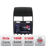 Navigație Android VW Touareg 2004-2011 Edotec QLED 2K 16GB RAM 512GB