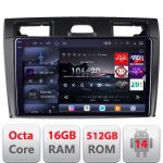 Navigatie Android Ford Fiesta MK5 2002-2008 QLED 2K, 16GB RAM, 512GB