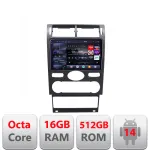 Navigatie Android Ford Mondeo 2004-2007 QLED 2K GPS 16GB+512GB
