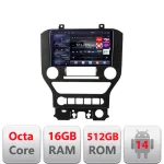 Navigatie Android Ford Mustang 2015-2020 QLED 2K 16GB RAM 512GB