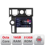 Navigație Android Hummer H2 2008-2010 QLED 2K GPS 16GB+512GB