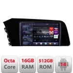Navigație Android Hyundai Elantra 2021+ QLED 2K, 16GB RAM, 512GB, 360