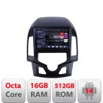 Navigatie Android Hyundai i30 2009-2012, clima automata, QLED 2K 16GB+512GB