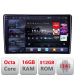 Navigatie Android Hyundai I40 2011-2019 QLED 2K, 16GB RAM, 512GB