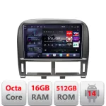 Navigatie Lexus LS 1999-2006 Android QLED 2K, 16GB RAM, 512GB, 360