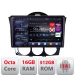 Navigație Android Mazda RX-8 2008-2011, QLED 2K, 16GB RAM, 512GB, 360
