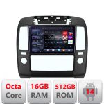 Navigatie Nissan Navara Pathfinder 2005-2010 Edotec Kit-NAV5 8 core QLED 2K 16+512GB 360 Android Waze USB Navigatie Internet Youtube Radio