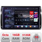 Navigație Android Skoda Kodiaq 2016+ Edotec QLED 2K, 16GB RAM, 512GB