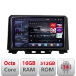 Navigatie Android Suzuki Jimny 2018+ Edotec QLED 2K, 16GB RAM, 512GB