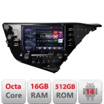 Navigatie Android Toyota Camry 2017-2021 QLED 2K 16GB RAM 512GB Edotec