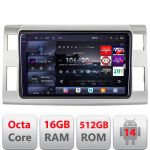 Navigație Android Toyota Estima 2006-2013 QLED 2K, 16GB RAM, 512GB, 360
