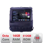 Navigație Android Toyota Prado J120 2002-2009 QLED 2K, 16GB RAM, 512GB