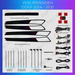 Kit lumini ambientale RGB dedicate pentru VW Golf 7, control OEM și telefon