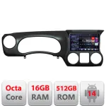 Navigatie Android Jeep Wrangler 2014-2016 QLED 2K, 16GB RAM, 512GB