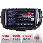 Navigatie Android Kia Soul 2020+ Edotec QLED 2K, 16GB RAM, 512GB