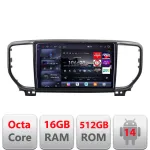 Navigație Android Kia Sportage facelift 2019+ QLED 2K, 16GB RAM, 512GB