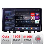 Navigatie Android Kia Stonic 2016-2020 QLED 2K, 16GB RAM, 512GB