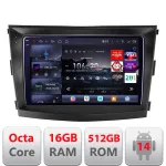 Navigație Android SsangYong Tivoli 2015-2019 QLED 2K, 16GB RAM, 512GB