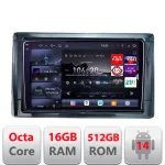Navigație Toyota 2DIN Edotec QLED 2K, 16GB RAM, 512GB, Android