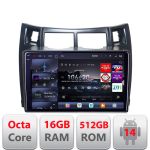 Navigație Android Toyota Yaris 2008-2011 QLED 2K 16GB RAM 512GB