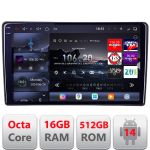 Navigatie Android VW Touareg 2002-2010, QLED 2K, 16GB RAM, 512GB