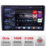 Navigatie Alfa Romeo Giulietta 2014-2020 Qled 2K Octa Core 16+512GB LTE 4G DSP Wifi 5Ghz android auto carplay radio gps internet kit-giulietta-facelift+EDT-E809-2K