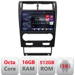 Navigatie Ford Mondeo 2004-2007 2K QLED, Octa Core, 16GB RAM, 512GB