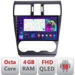 Navigatie Subaru Forester XV dedicata Android QLED octa core 4+64 4G DSP FHD carplay android auto radio gps internet Android kit-062-2019+EDT-E309v3