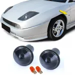 Indicator lateral din sticlă clară cu fum negru, potrivit pentru Fiat Coupe 175 94-00 Performance AutoTuning