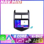 Navigație Chevrolet Aveo 2010-2013 Android 12, 4GB RAM, 64GB, CarPlay