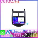 Navigație Chevrolet Aveo 2010-2013 Android 12, 4GB RAM, 64GB, CarPlay