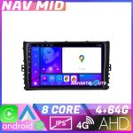 Navigație Toyota Auris Corolla 2017-2018 Android 12, 4GB RAM, 64GB, CarPlay