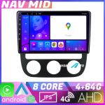 Navigație VW Golf 5 2004-2010 cu climatizare automată, Android 12, 4GB+64GB