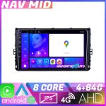 Navigatie auto VW Android 12, 4GB RAM, 64GB, CarPlay, ecran 720P