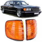 Indicator portocalie pereche stânga dreapta potrivit pentru Mercedes S-Class W126 79-91 Performance AutoTuning