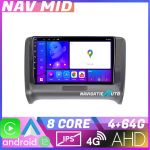 Navigatie Audi TT 2004-2011 Android 12 Octa Core 4GB RAM 64GB CarPlay
